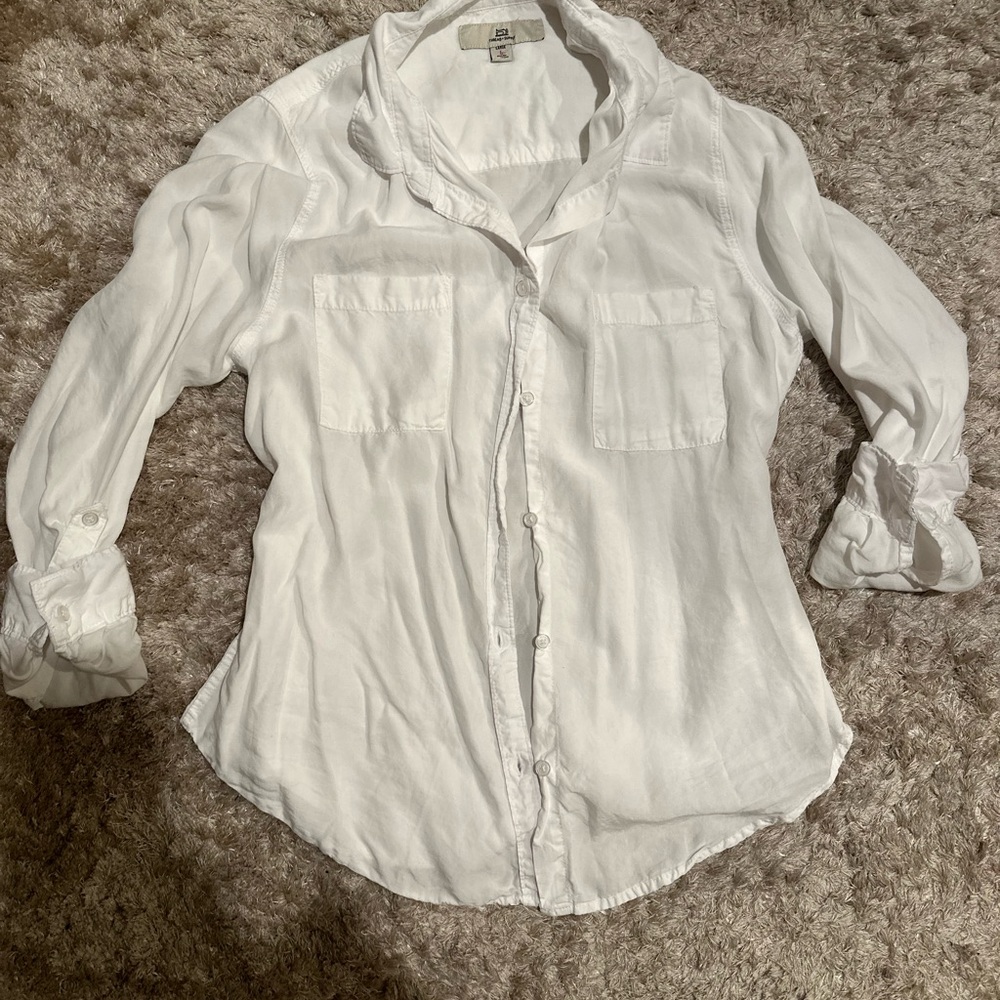 Thread & Supply White Button Down Shirt